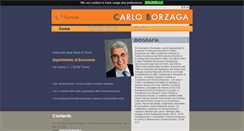 Desktop Screenshot of carloborzaga.it