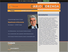 Tablet Screenshot of carloborzaga.it